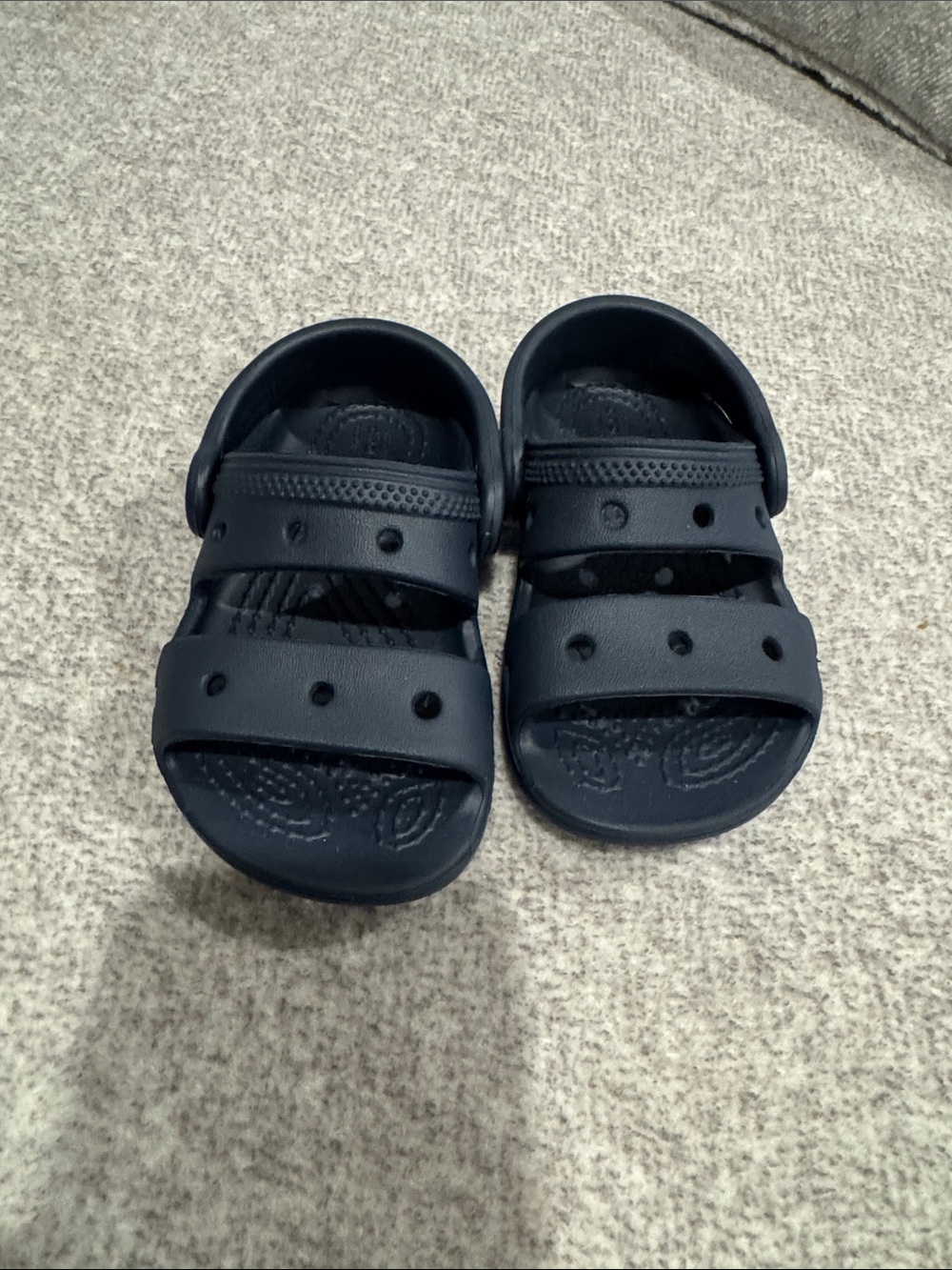 CROCS Navy Blue Toddler Strappy Sandals